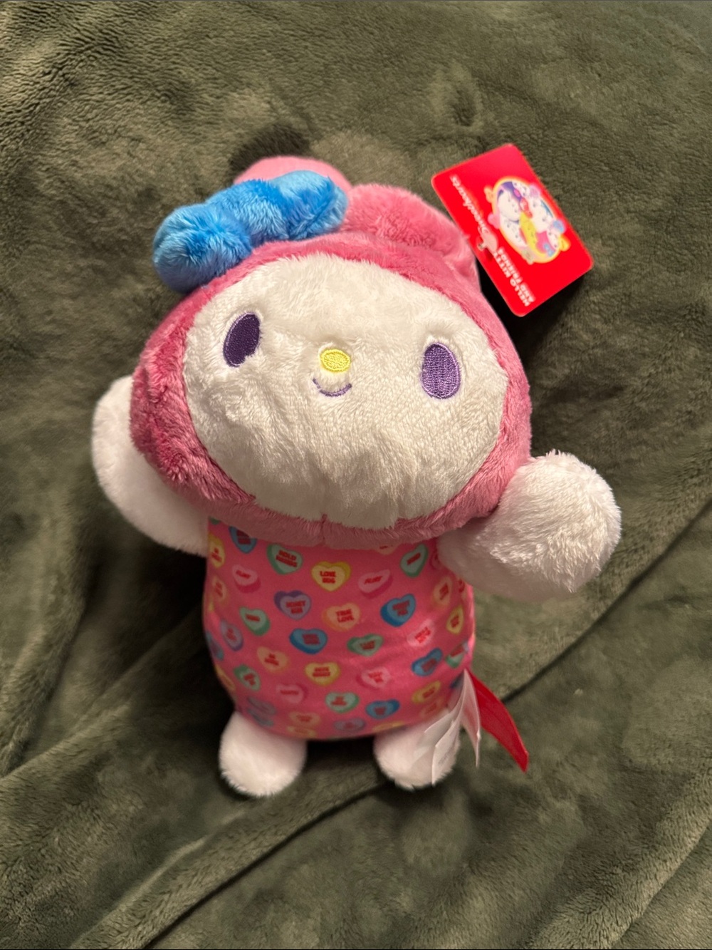 Hello Kitty Sanrio My Melody Plush Sweethearts Candy Print Melody Laying Plush